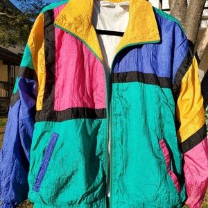 Very 80's Vintage Windbreaker Jacket
